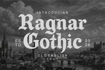 Ragnar Gothic Font: Bold Design & Creative Projects