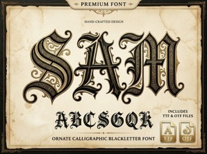 Sam Font: Creative Typography for Design Projects