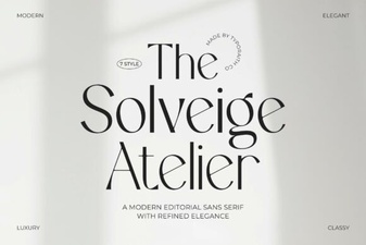 The Solveige Atelier Font: Elegant Design & Creative Versatility