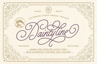 Daintyline Font: Elegant & Versatile Design Tool
