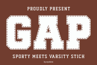Gap Sporty Font: Bold & Dynamic Design Ideas